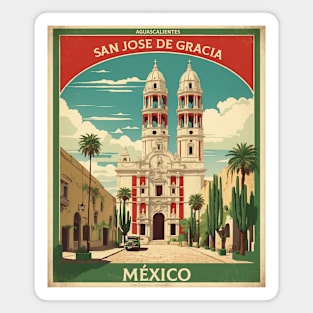 San Jose de Gracia Aguascalientes Mexico Vintage Tourism Travel Magnet